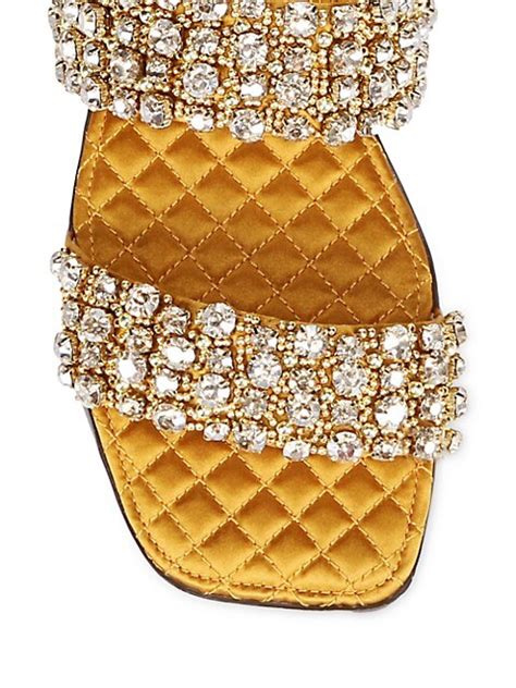 crystal embellished slides.